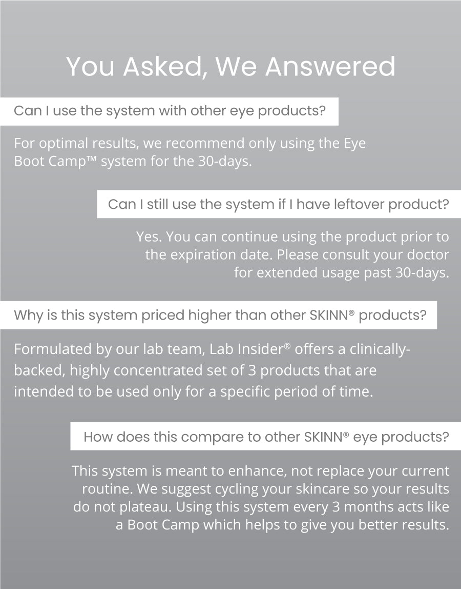 SKINN 30-Day Eye Boot Camp™