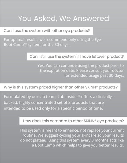 SKINN 30-Day Eye Boot Camp™